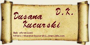 Dušana Kucurski vizit kartica